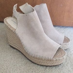 Kenneth Cole Odette Leather Wedges